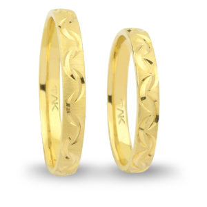 Misra Brand Gold Wedding Ring 1029