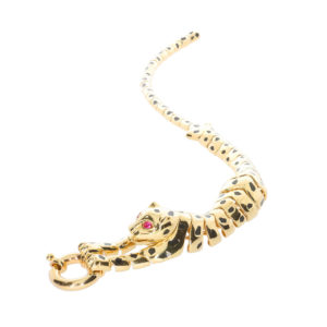 Cetaş 14K Panther Bracelet