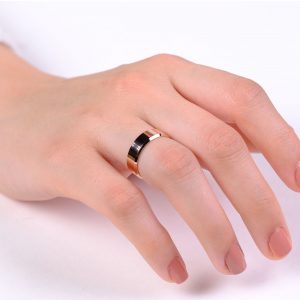 6mm Klasik Yanı Pahlı Flat Roz Altın Alyans