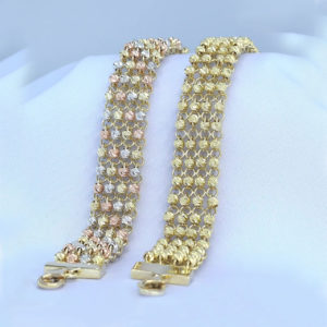 Label Planets 14K Gold Bracelet