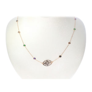 14K Gold Filigree Fancy/Statement Necklace