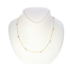 14K Gold Classic Ball Bead Necklace