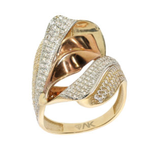 14K Gold Statement Ring