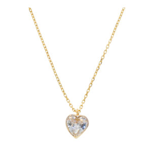 14K Gold Classic Heart Pendant Necklace