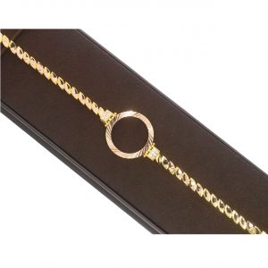 14K Quarter Gold Coin Bracelet