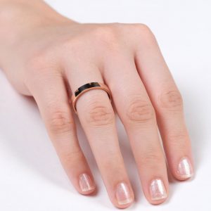 4mm Klasik Flat Roz Alyans