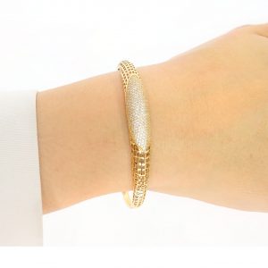 14K Gold Fancy Stone Bracelet
