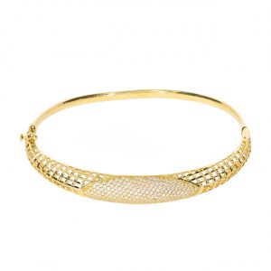 14K Gold Fancy Stone Bracelet