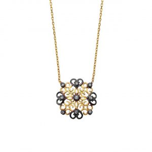14K Gold Engraved Necklace