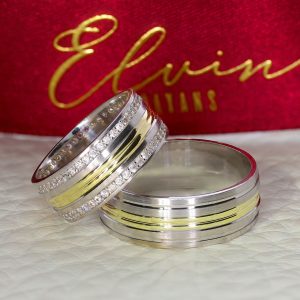 7,50mm Kalemli Gümüş Alyans