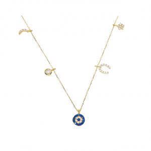 14K Gold Lucky Necklace