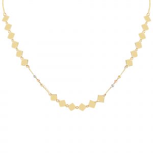 Modern Square Link Gold Chain