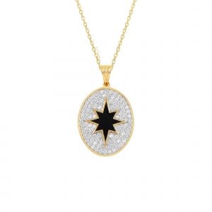 Zirkon Taşlı Shine Kolye