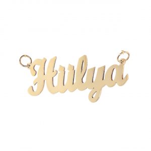 14 Karat Gold Name Necklace With 5 Letters