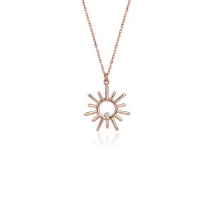 Sun Diamond Necklace