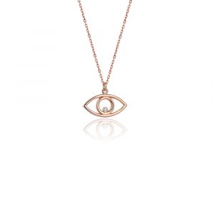 Evil Eye Diamond Necklace