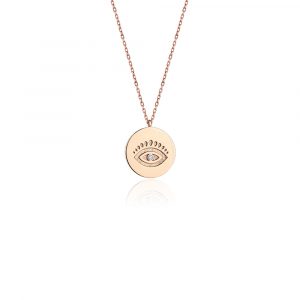 Evil Eye Diamond Necklace
