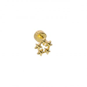 14K Gold Star Tragus Piercing