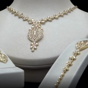 Label Yaprak Fiğürlü Altın Set 14 Ayar