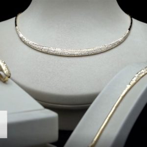 Label Kalemli Yılan Derisi Altın Set 14 Ayar