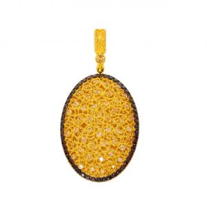 Large Strawberry Memento Pendant