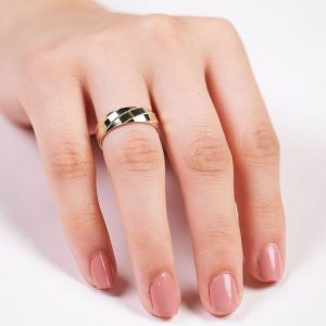 6mm Aynalı Elvin Altın Alyans 130