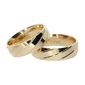6mm Aynalı Elvin Altın Alyans 130