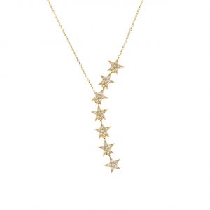 Rayna Star Figured Gold Necklace 14K Gold