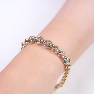 Genola Three-Color Doc Bracelet 14K