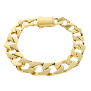 Genola Thick Gourmet Chain Bracelet 14K