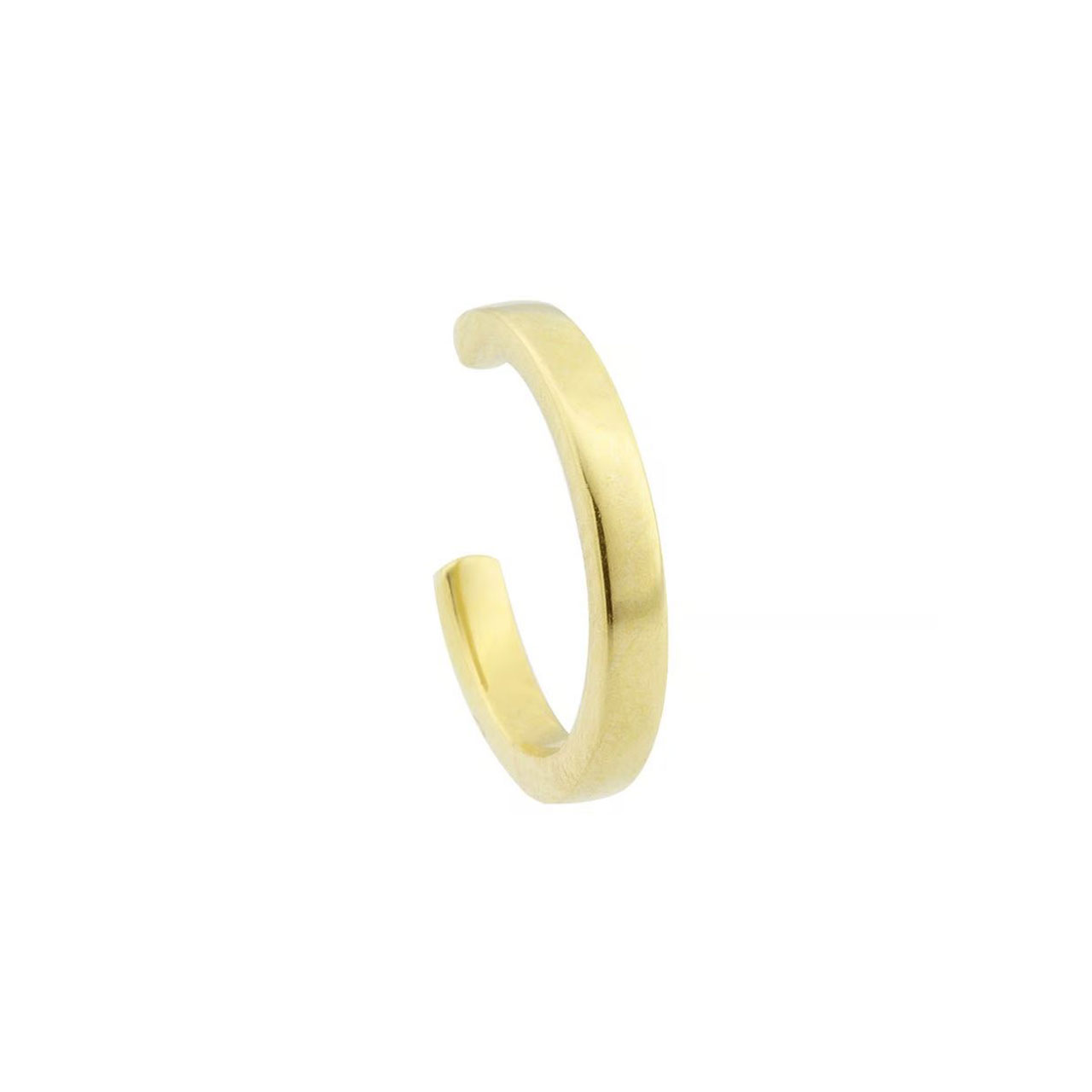 Altın Sade Earcuff Kıkırdak Küpe 14 Ayar
