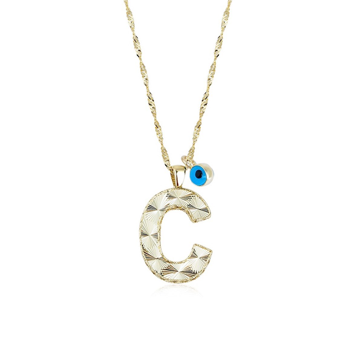 Gold Letter C Necklace
