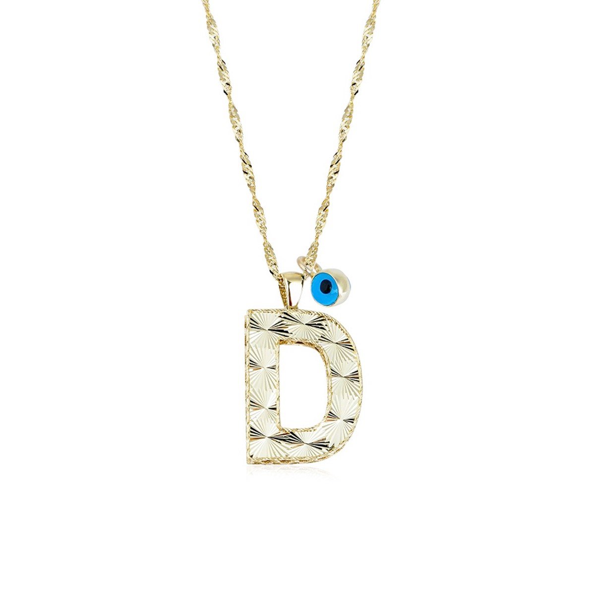 Gold Letter D Necklace
