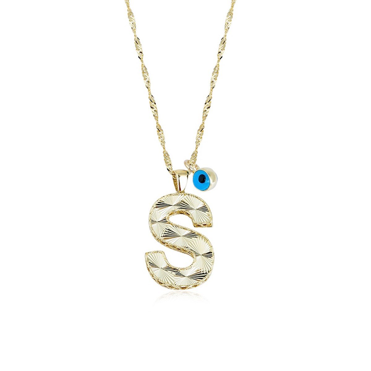 Gold S Letter Necklace