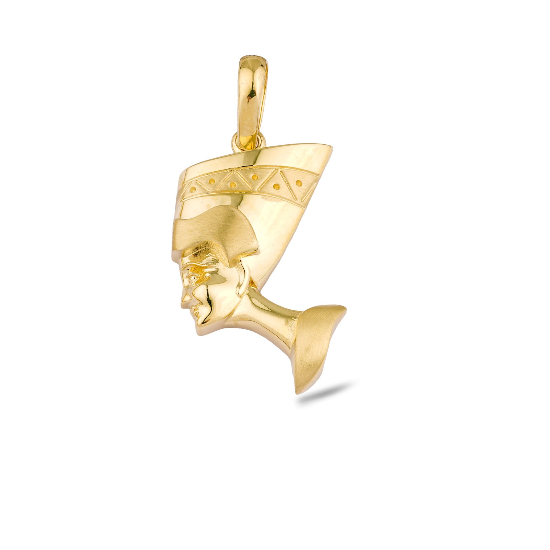 Nefertiti Kolye Ucu 14 Ayar